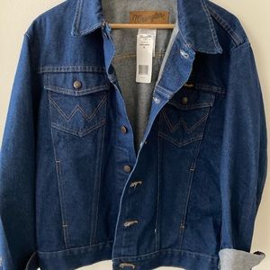 Wrangler cowboy cut unlined denim jacket